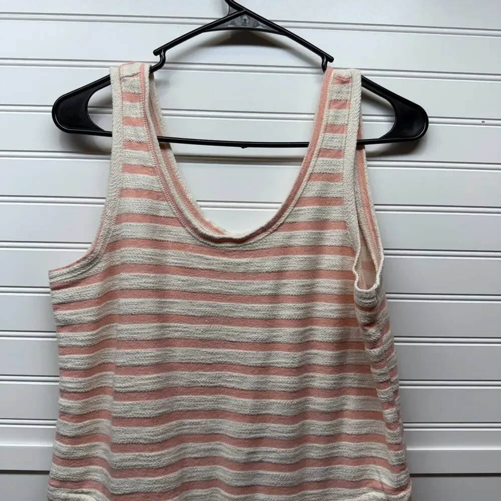 Old Navy Waist-Defining Sleeveless Striped Terry Beach Romper Size M